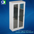 China Supplier Professional Design Two Mirror Glass Sliding Door Storing Steel Filing Cabinet